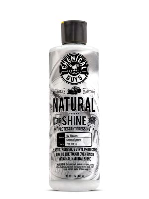 Natural Shine New Look Shine Plastic. Rubber. Vinyl Dressing