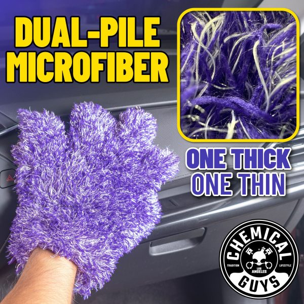 Furry Five Finger Stranger Helpful Handy Detailing Mitt