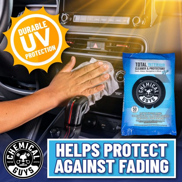 Total Interior Cleaner & Protectant Car Cleaning Wipes