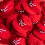 Snap-It-Back Red Script Hat