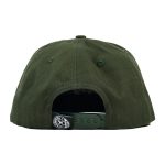 Snap-It-Back Olive Green Script Hat