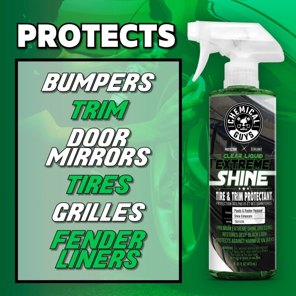 Clear Liquid Extreme Tire Shine