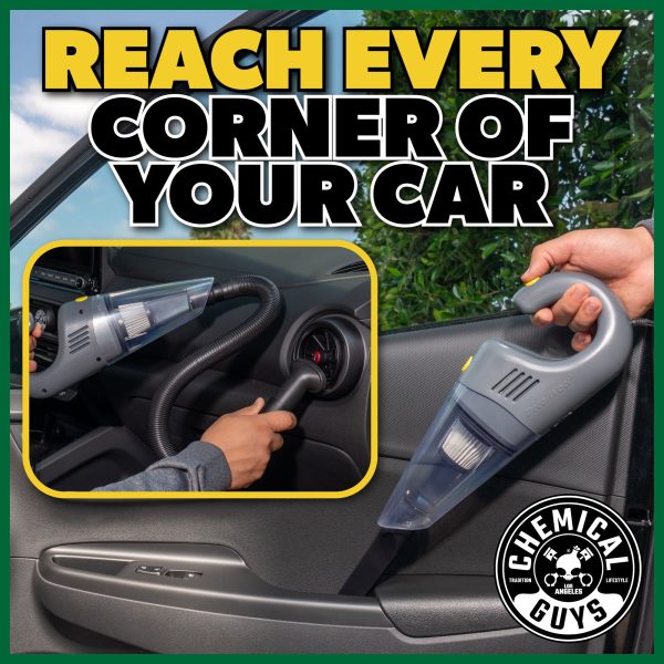 DetailVac Corded Handheld Car Vacuum Cleaner