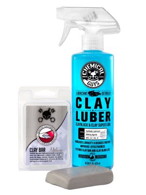 Medium Duty Clay Bar & Luber Synthetic Lubricant Kit Bundle