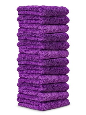 Happy Ending Edgeless Microfiber Towels. 16x16 12-Pack