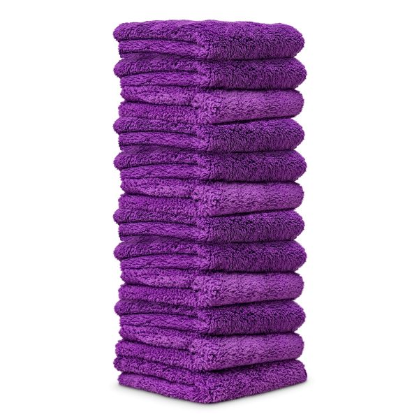 Happy Ending Edgeless Microfiber Towels. 16x16 12-Pack